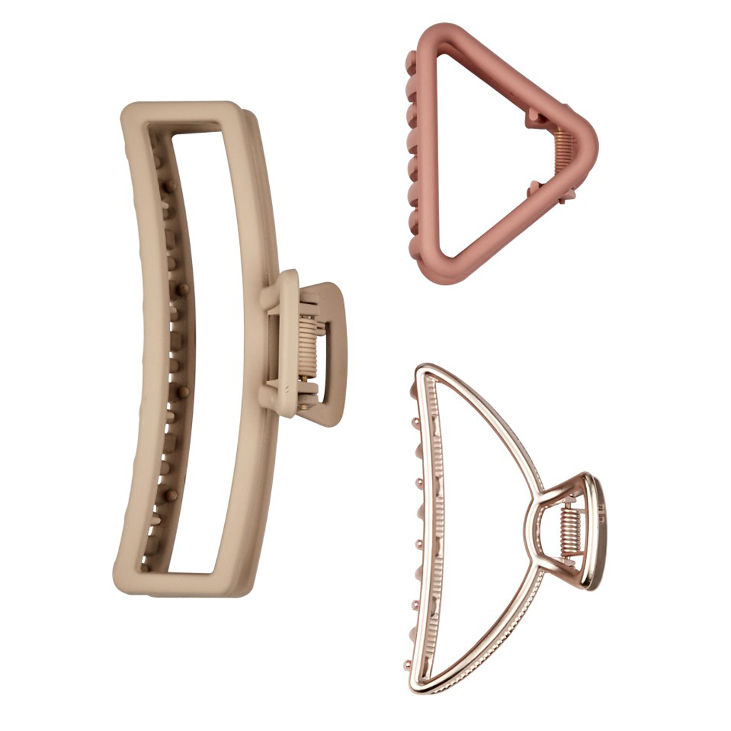 Savvy Value Matte Claw Clips 3pk