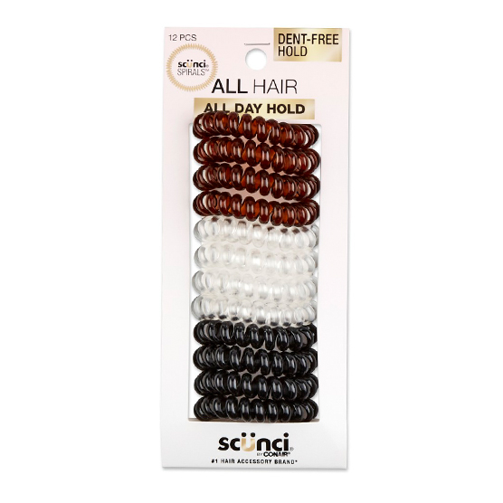 Spiral Hair Ties 12pk image number 2.0