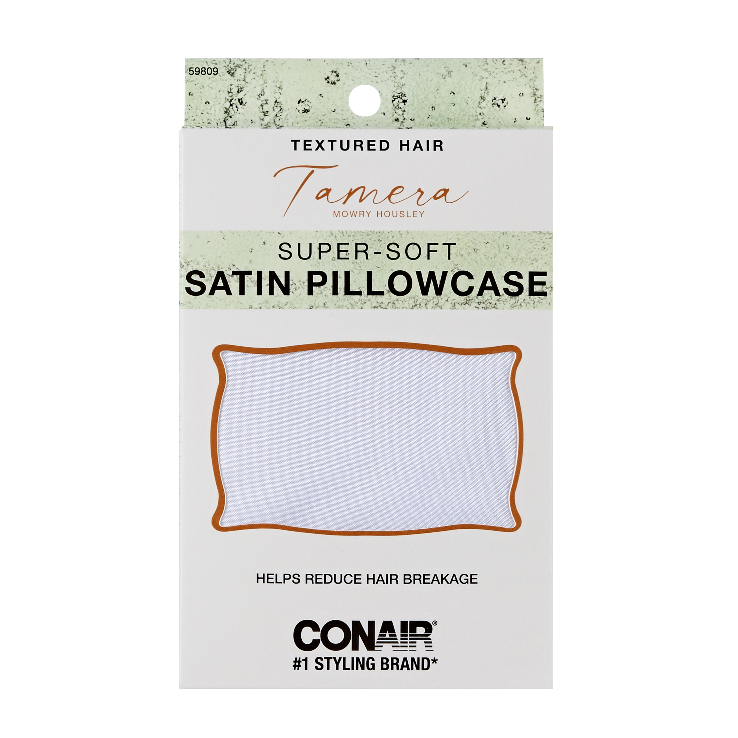 Tamera Satin Pillowcase White 1pk