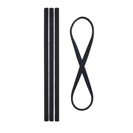 Black Skinny Headwraps 4pk image number 3.0