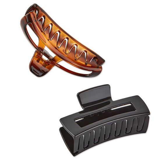 Open Cut Claw Clips 2pk