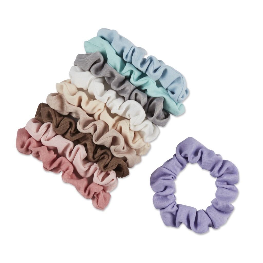 Mini Interlock Scrunchies 10pk image number 1.0