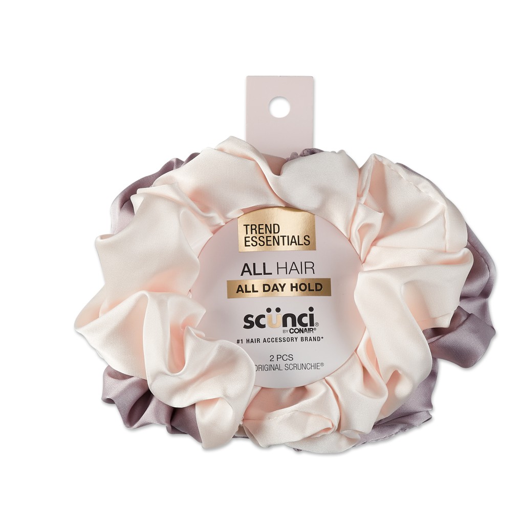 Jumbo Satin Scrunchies 2pk image number 2.0
