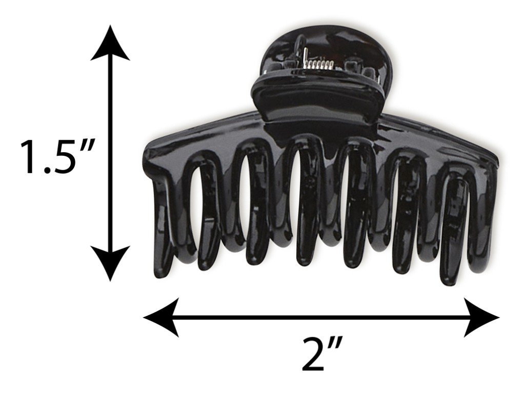 Barrel Claw Clips 3pk image number 1.0