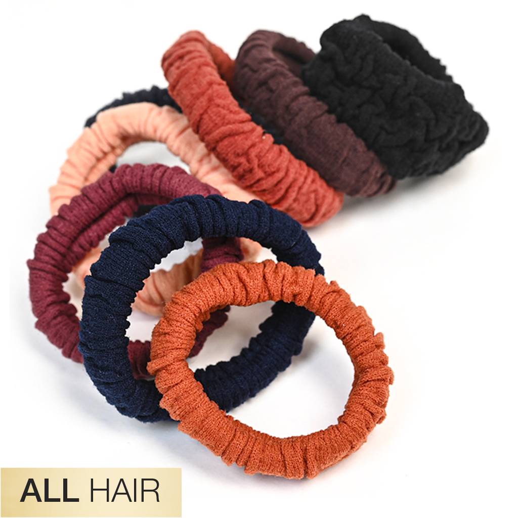 All Hair Unbreakable Neutral Comfy Hair Ties 8pk