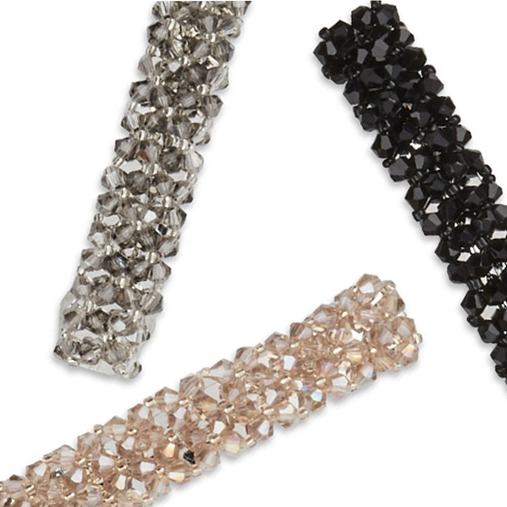 Beaded Barrettes 3pk