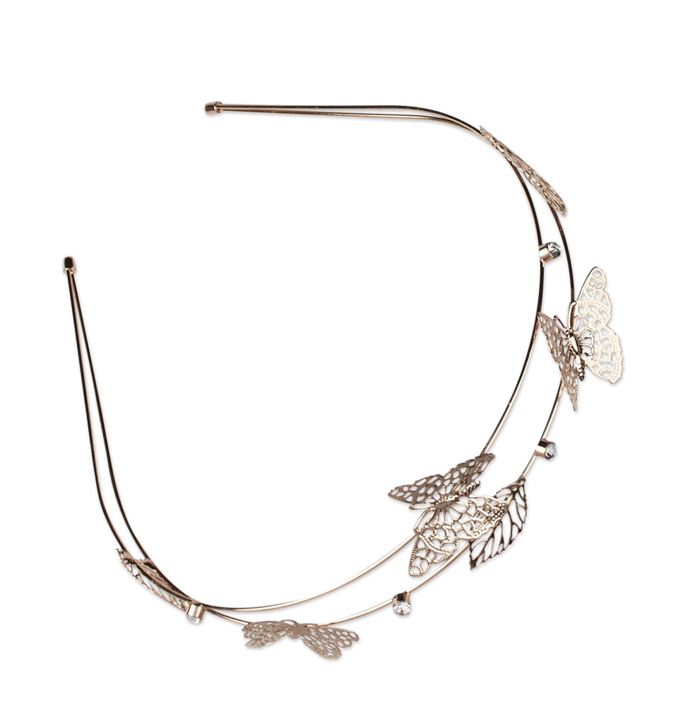 Metal Butterfly Headband 1pk image number 3.0