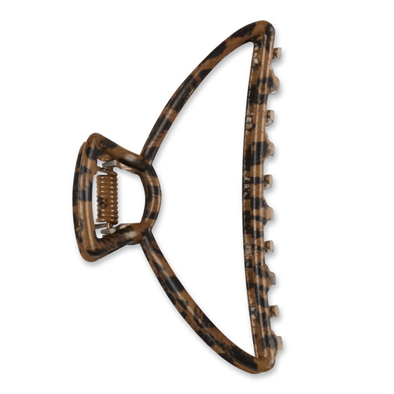 Leopard Print Metal Claw Clip 1pk image number 1.0