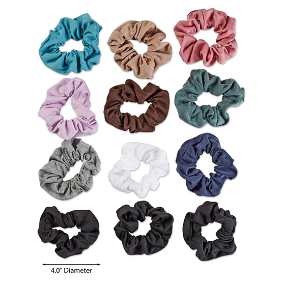 Interlock Neutral Scrunchies 12pk image number 2.0