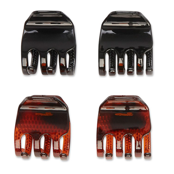 No-Slip Grip® Chunky Claw Hair Clips 4pk image number 0.0